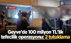 Geyve'de 100 milyon TL'lik tefecilik operasyonu: 2 tutuklama