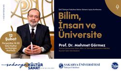 Prof. Dr. Mehmet Görmez Sakarya’da Bilim, İnsan ve Üniversite’yi konuşacak