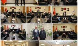 Başkan Işıksu'nun yoğun ziyaretçi trafiği