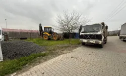 Hendek’te enkaz eğitim alanına belediyeden destek