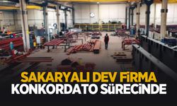 Sakarya'da üretim yapan şirket için konkordato kararı: 1 yıl kesin mühlet