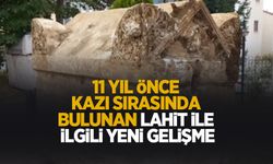 11 yıl önce Serdivan'da bulunan lahit ile ilgili yeni gelişme