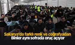 Farklı renk ve coğrafyadan binler aynı sofrada oruç açıyor