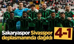 Sakaryaspor Sivasspor deplasmanında dağıldı: 4-1
