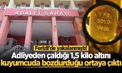 Ferizli'de yakalanmıştı! Adliyeden çaldığı 1,5 kilo altını kuyumcuda bozdurduğu ortaya çıktı