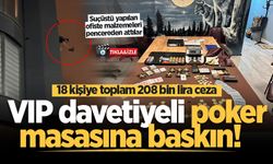 Sakarya'da VIP davetiyeli poker masasına baskın!