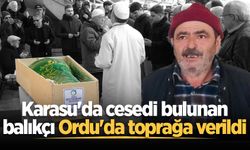 Karasu'da cesedi bulunan balıkçı Ordu'da toprağa verildi