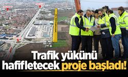 Yazlık Kavşağı’nda trafik yükünü hafifletecek duble yolda çalışmalar başladı