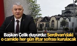 Başkan Çelik duyurdu: Serdivan'daki o camide her gün iftar sofrası kurulacak