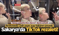 Sakarya'da TikTok rezaleti! Restoranda canlı yayın açıp hakaret savurdu