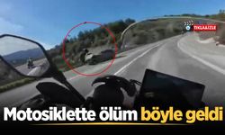 Pamukova yolunda motosiklet sürücüsünün hayatını kaybettiği feci kaza kamerada