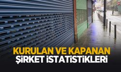 Kurulan ve kapanan şirket istatistikleri açıklandı