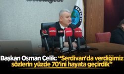 Başkan Osman Çelik: “Serdivan'da verdiğimiz sözlerin yüzde 70'ini hayata geçirdik”