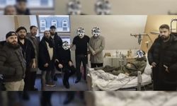 Bıçaklanan gençleri ziyaret ettiler