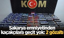 Sakarya emniyetinden kaçakçılara geçit yok: 2 gözaltı
