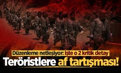 Teröristlere af tartışması! Düzenleme netleşiyor: İşte o 2 kritik detay