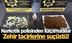 Narkotik polisinden kaçamadılar: Zehir tacirlerine suçüstü!