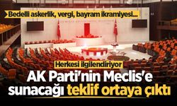 İçinde yok yok! AK Parti’nin Meclis’e sunacağı teklif ortaya çıktı: Herkesi ilgilendiriyor