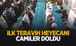 İlk teravih namazı kılındı