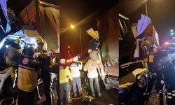 TEM'de kaza: 1 ölü, 1 yaralı