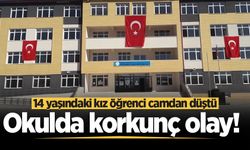 Okulda korkunç olay! 14 yaşındaki kız öğrenci camdan düştü