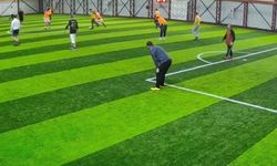 Halı saha maçında kalbine yenik düştü