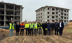 Hendek İkbaliye Mahallesi'nde TOKİ konutları yükseliyor