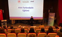 SUBÜ öğrencileri afet bilinci eğitimi aldı