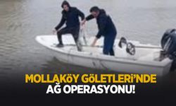 Mollaköy'de 200 metre ağ toplandı!