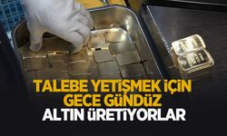 Talebe yetişmek için gece gündüz böyle altın üretiyorlar