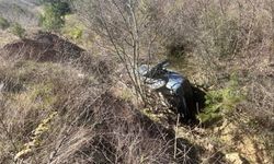 Bilecik'te otomobil dereye uçtu, 1 kişi yaralandı