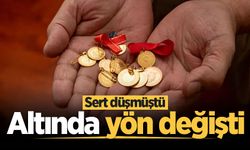 Sert düşmüştü! Altın yönünü yukarı çevirdi