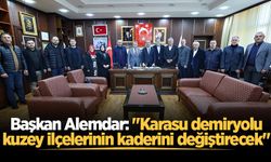 Başkan Alemdar: "Karasu demiryolu kuzey ilçelerinin kaderini değiştirecek"