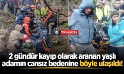 2 gündür kayıp olarak aranan yaşlı adamın cansız bedenine böyle ulaşıldı!