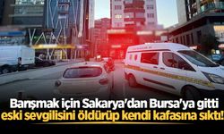 Barışmak için Sakarya'dan Bursa'ya gitti, eski sevgilisini öldürüp kendi kafasına sıktı!