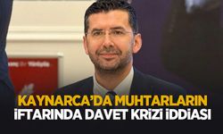 Kaynarca’daki muhtarlar iftarı öncesi davet krizi iddiası