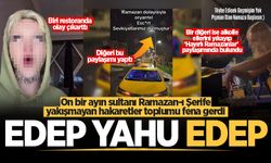 On bir ayın sultanı Ramazan-ı Şerife yakışmayan hakaretler toplumu fena gerdi: Edep yahu edep!