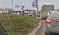 İftar saatli trafik kilit oldu