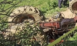 Tarlada feci kaza: Sürücü öldü