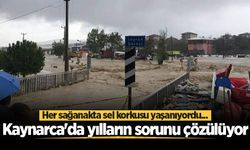 Her sağanakta sel korkusu yaşanıyordu... Kaynarca'da yılların sorunu çözülüyor