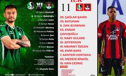 Sakaryaspor-Vanspor maçının onbirleri belli oldu