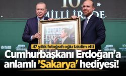 Cumhurbaşkanı Erdoğan'a anlamlı 'Sakarya' hediyesi!