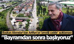 Başkan Alemdar'dan Arifiye'ye 'prestij cadde' açıklaması: "Bayramdan sonra başlıyoruz"