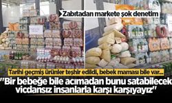 Hendek'te zabıtadan markete şok denetim! Tarihi geçmiş ürünler teşhir edildi, bebek maması bile var...
