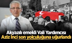 Akyazılı emekli Vali Yardımcısı Aziz İnci son yolculuğuna uğurlandı
