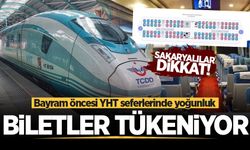 Bayram öncesi YHT seferlerinde yoğunluk, biletler tükeniyor