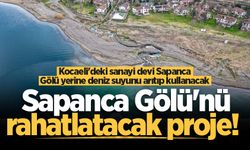 Sapanca Gölü'nü rahatlatacak proje! Kocaeli'deki sanayi devi Sapanca Gölü yerine deniz suyunu arıtıp kullanacak