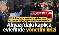 Akyazı'daki kaplıca evlerinde yönetim krizi