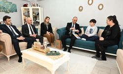 Şehit polis memuru Mehmet Tekcan ailesine Saka’dan bayram ziyareti