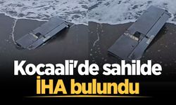 Kocaali'de sahilde İHA bulundu